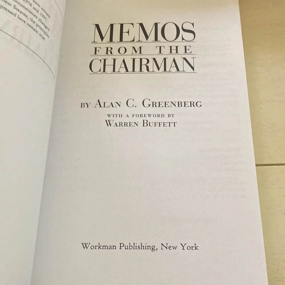 Workman Publishing | Accents | Memos From The Chairman By Alan C ...